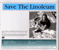 Save the Linoleum (Back Cover)
